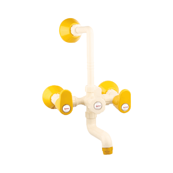 WALL MIXER WITH L-BEND